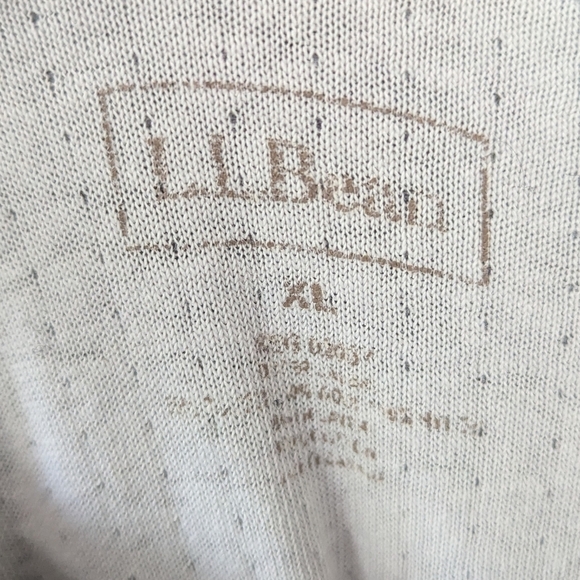 L.L. Bean Two-Layer River Drivers Shirt Long Sleeve Henley Gray XL Wool - Picture 3 of 6